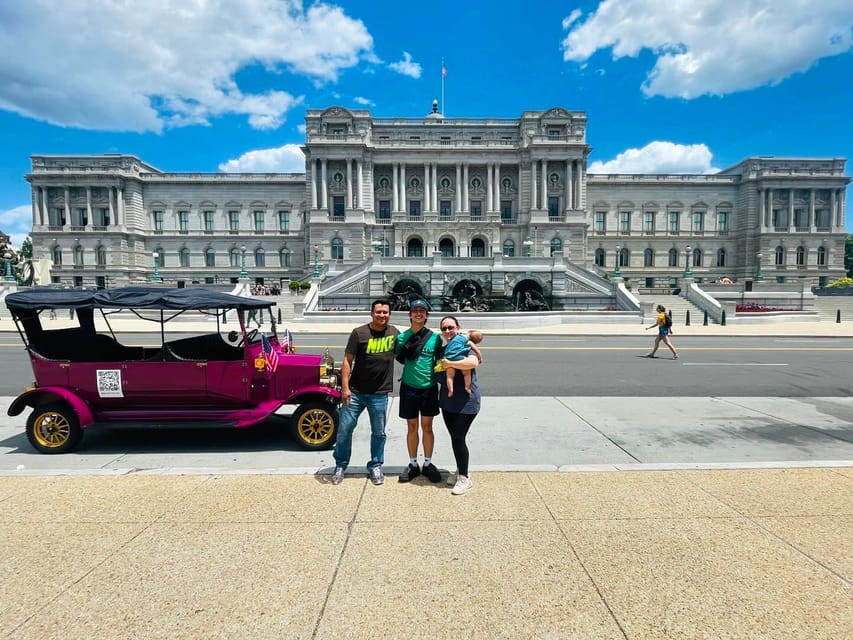 Washington, DC: Monuments & Memorials Tour in a Vintage Car - Accessibility and Group Size