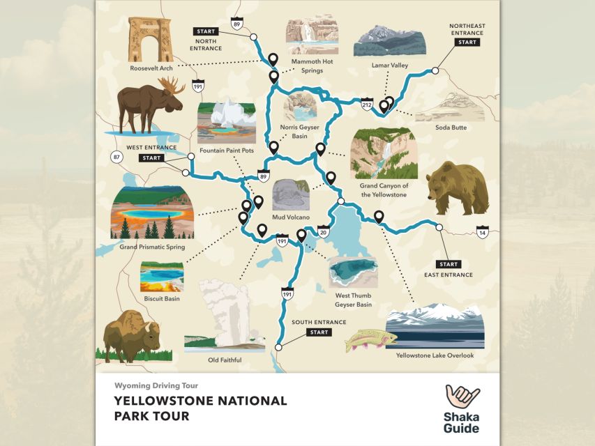 Yellowstone National Park: Self-Guided GPS Audio Tour - Tour Highlights