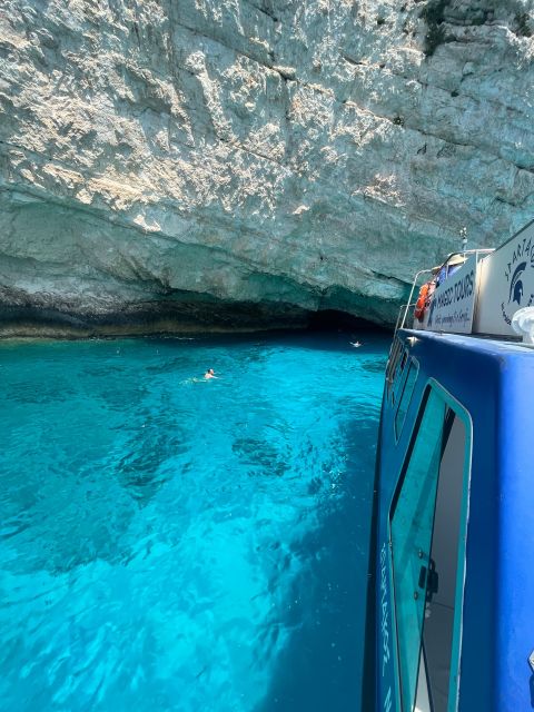 Zakynthos: Shipwreck Beach, Caves & White Beach By Boat - Maravelias Cave Experience