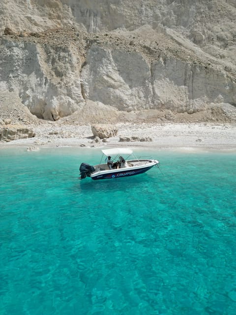 Zante Private Boat: Marathonisi, Keri Caves, Mizitres (max5) - Swimming and Exploration