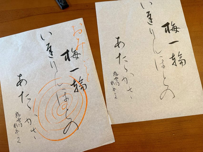 Zen&Art：Calligraphy and Matcha Tea Experience - What to Expect