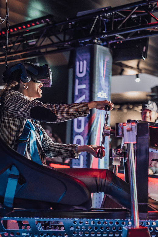 Zurich: Virtual Reality Space Racing Simulator - Equipment Provided