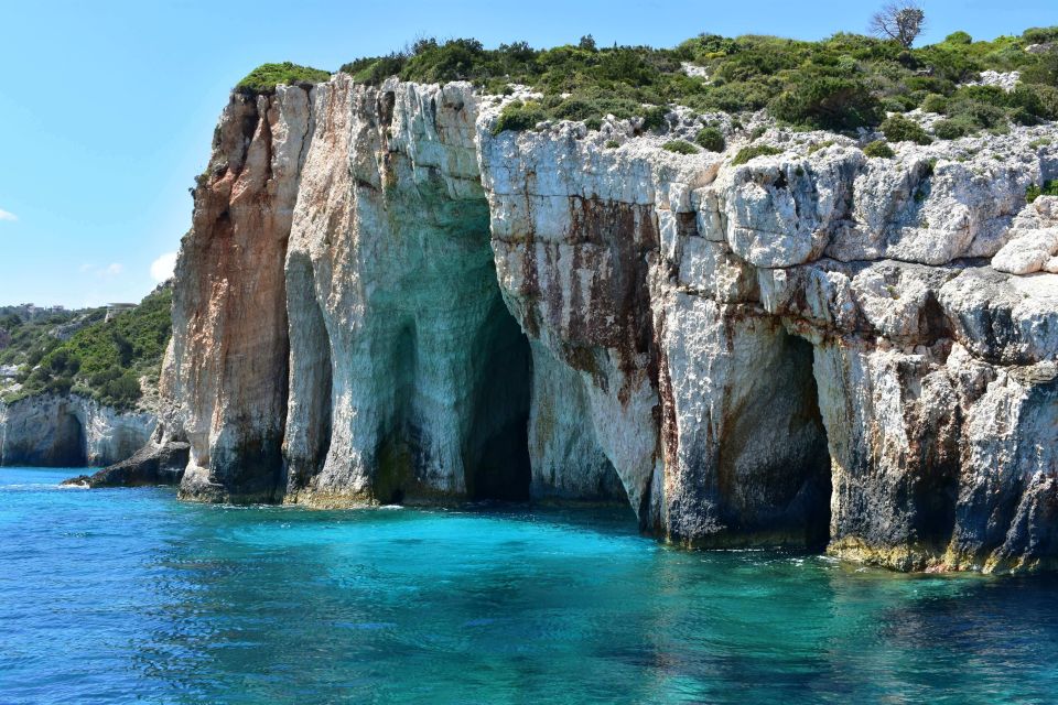 Agios Nikolaos: Blue Caves and Navagio Bay Swim Cruise - Cruise Duration and Inclusions