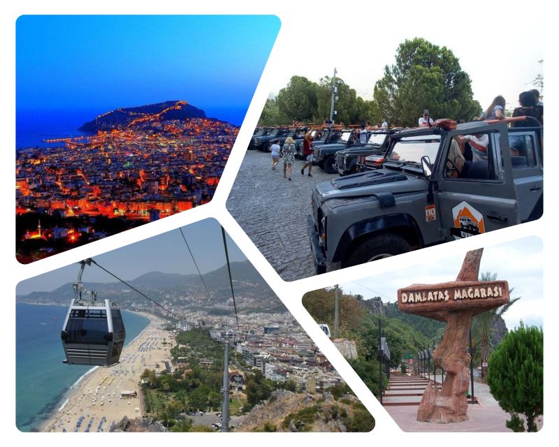 Alanya City : Jeep Excursion, Cable Car & City Highlights - Experience the Cable Car Ride