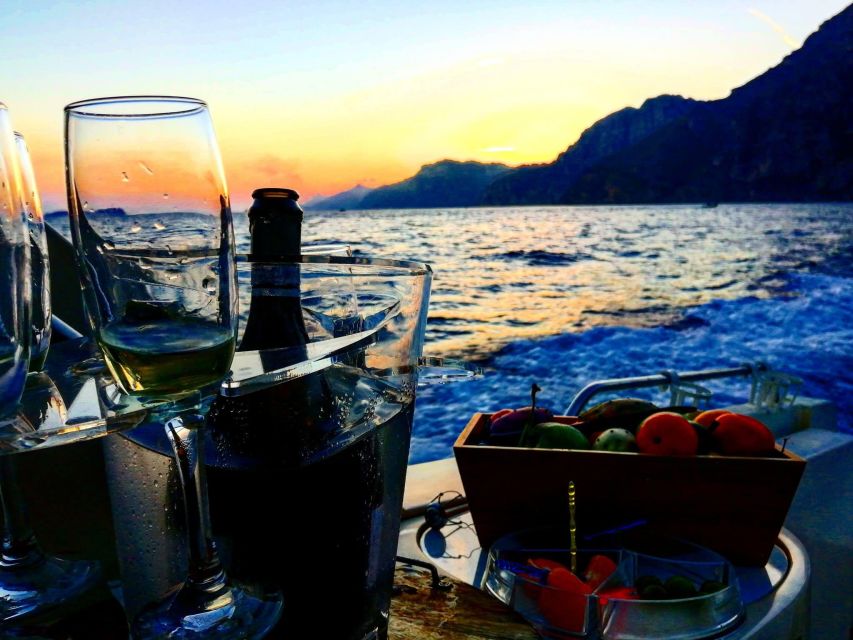 Amalfi Coast Sunset Boat Tour From Salerno With Aperitivo - Wine Tasting and Aperitivo