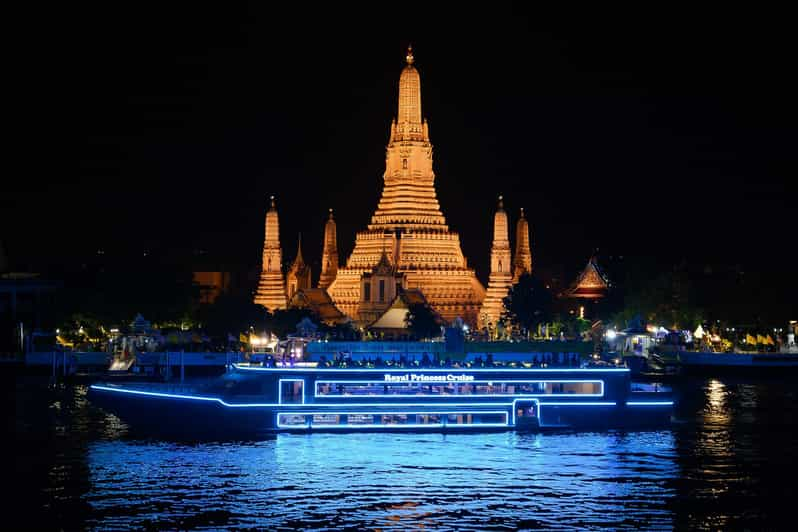 Bangkok: Royal Princess River Dinner Cruise With Live Music - Meeting Point and Logistics