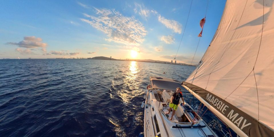 Barcelona: 2-Hour Sailboat Tour With Paddle Boarding - Sailing the Coast