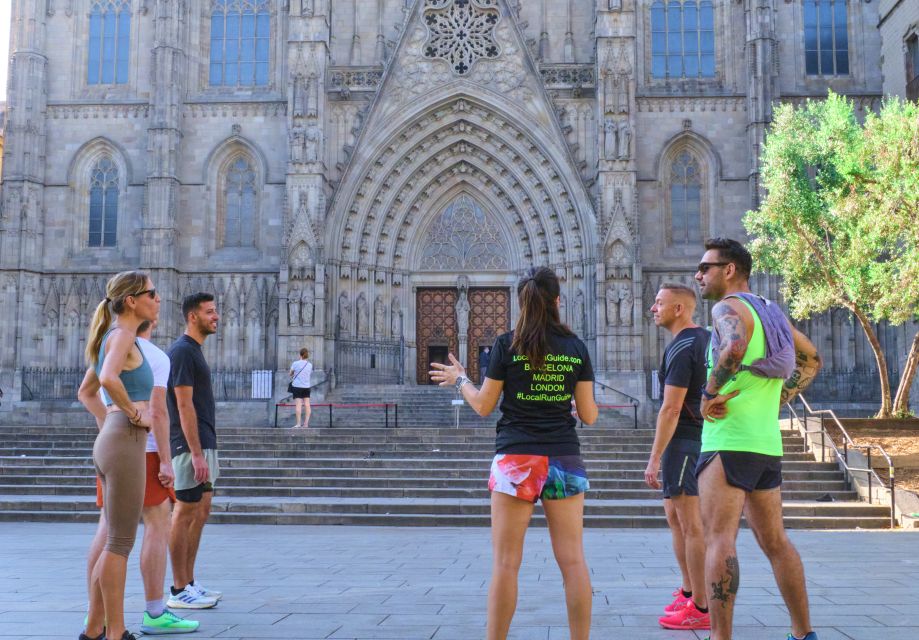 Barcelona: City Highlights Guided Running Tour - Iconic Sites Explored