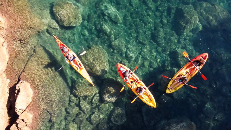 Barcelona: Costa Brava Kayak, Snorkel & Cliff Jump & Lunch - Certified Instructors