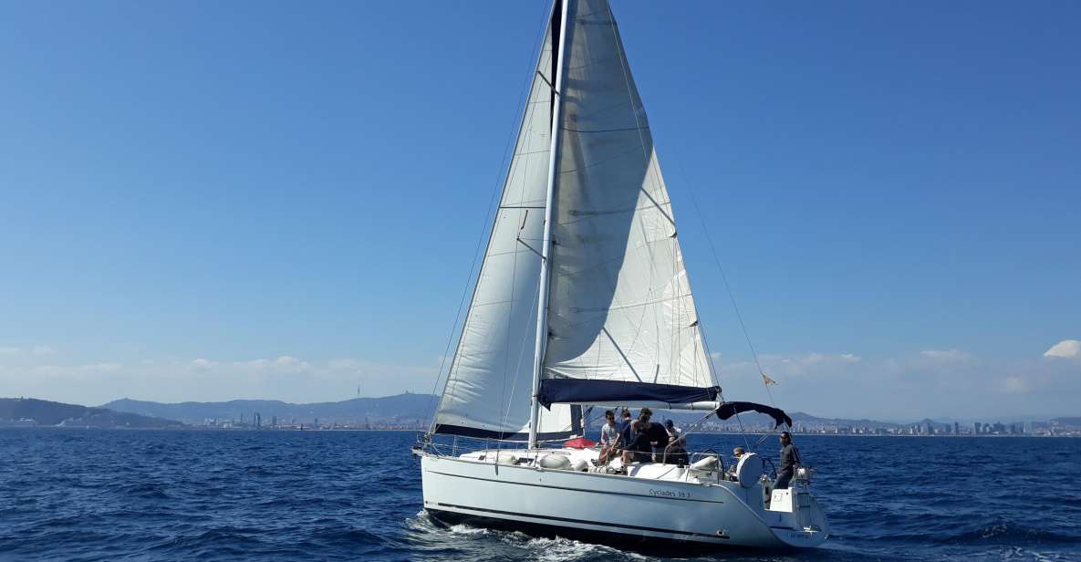 Barcelona: Exclusive Sailing Boat Private Tour - Sailing Route