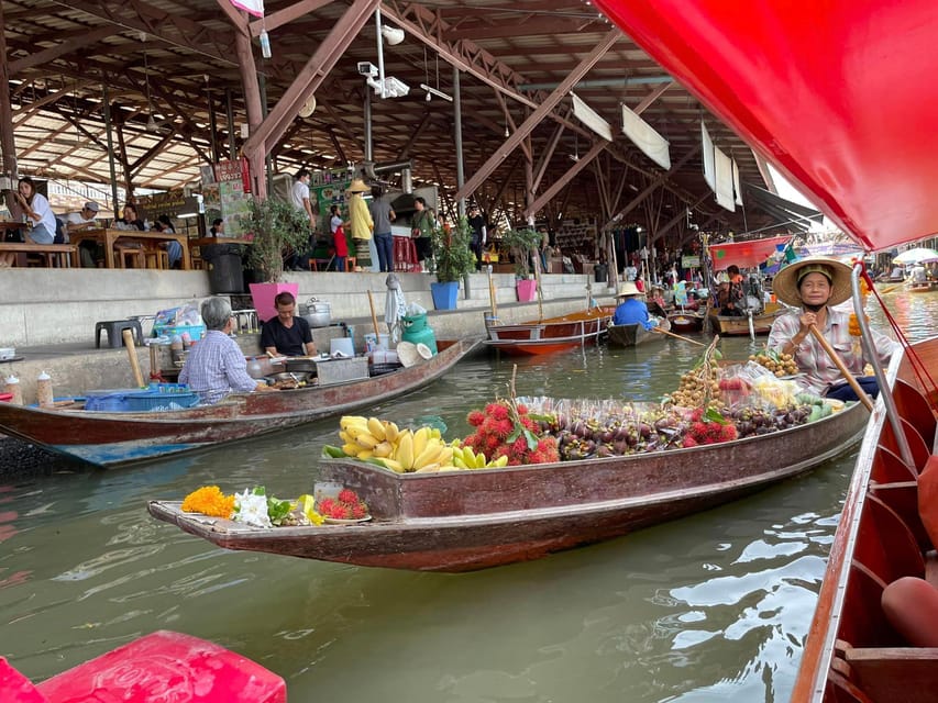 BKK : Private Damnoen Saduak Floating Market & Train Market - Dining and Shopping