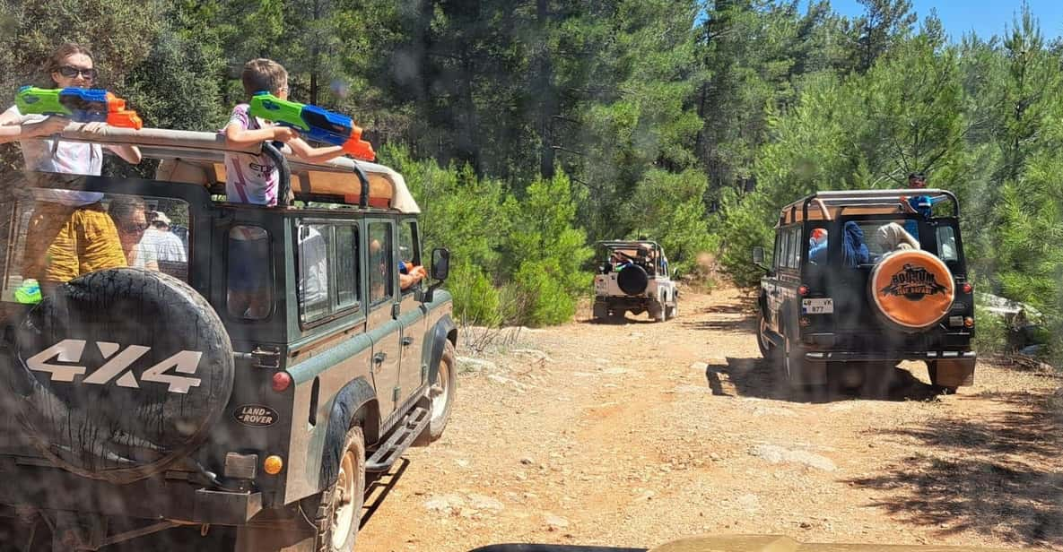 Bodrum Jeep Safari With Lunch and Water Wars - Booking Information