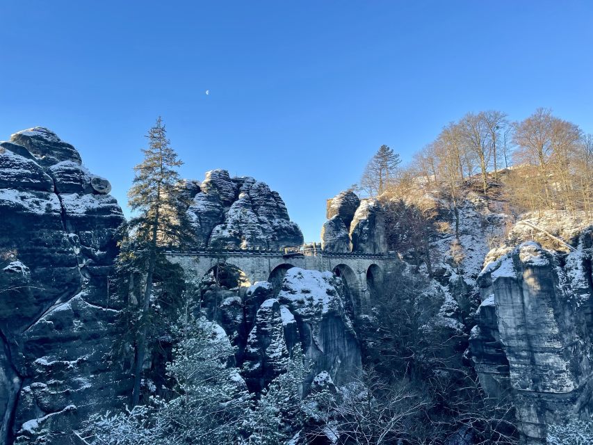 Bohemia & Saxon Switzerland Winter Day Tour From Prague - Guided Experience