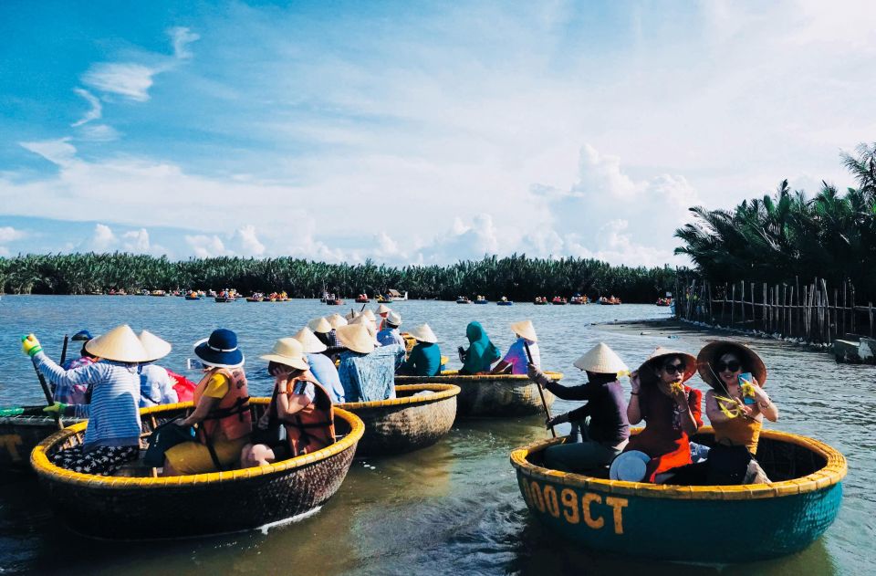 Buffalo Riding, Basket Boat and Cooking Class: Hoian/Da Nang - Basket Boat Fun