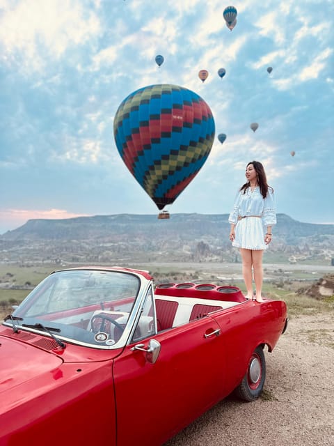 Cappadocia: Hot Air Balloon Watching Tour With Classic Car - Photography Tips