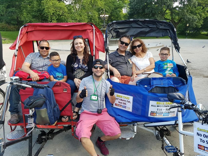 Central Park Pedicab Tours With New York Pedicab Services - Cancellation and Refund Policy