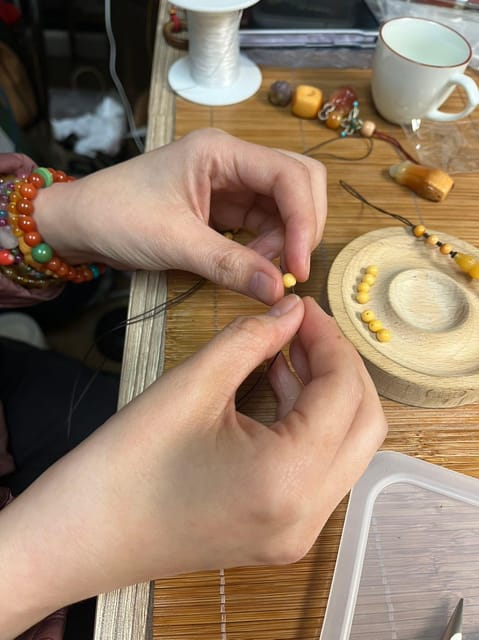 China Tea& Incense Art Experience and Beadwork Making Class - Beadwork Making Class