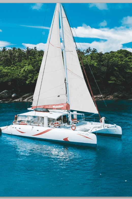 Coral & Racha : Smilerainbow Catamaran Tour With Waterslide - Pickup Location and Departure