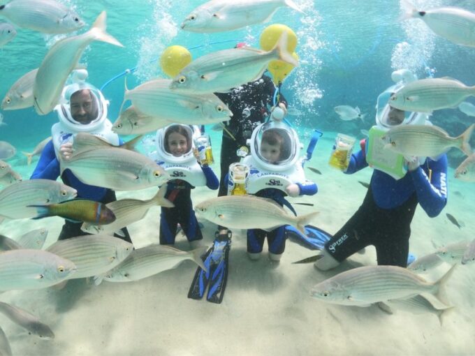 Costa Teguise : Underwater Sea Trek Experience - Captured Memories and Meeting Point