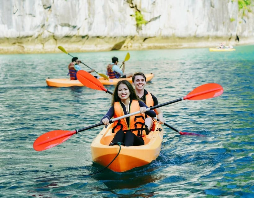 Cozy Bay 5-Star Halong Day Trip, Buffet Lunch, Cave & Island - Luon Cave Kayaking