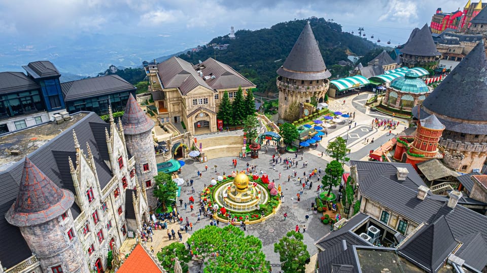 Da Nang: Ba Na Hills Cable Car and Funicular Railway Tour - Buffet Lunch