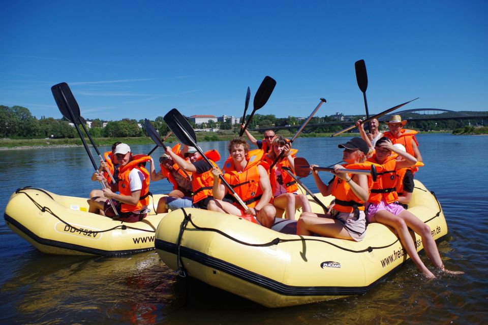 Dresden: Private Inflatable Boat Tour With Beer Garden Stop - What to Expect on the Tour