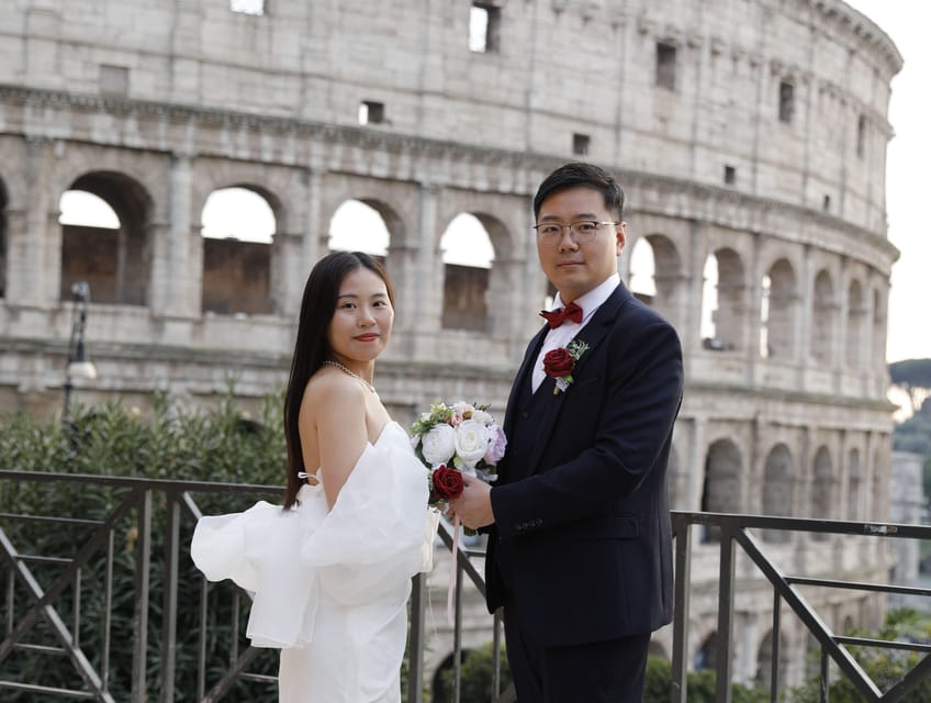 Eternal Love : Wedding Photoshoot in Rome - Private Group Experience