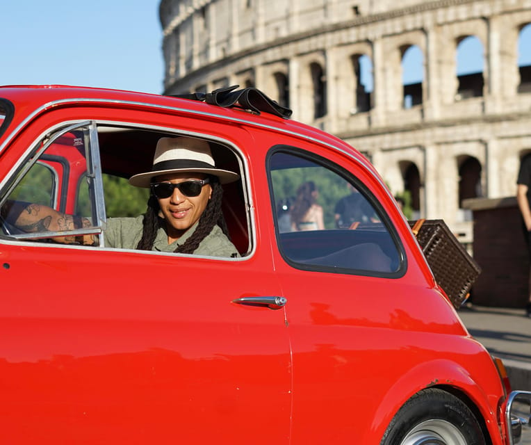 Fiat 500 Charm: Unveiling Romes Secrets - Capturing Memories in Rome