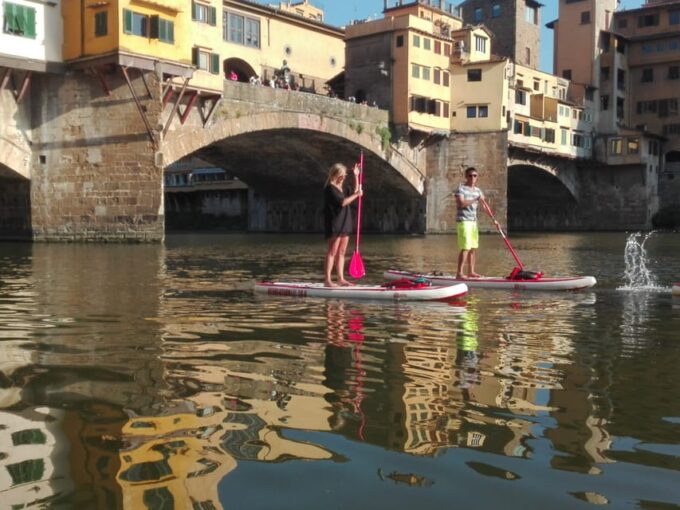 Florence: Ponte Vecchio and Bridges Paddle Boarding Tour - Paddle Boarding Adventure