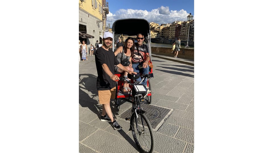 Florence: Rickshaw Rental Service With Driver - Booking Process