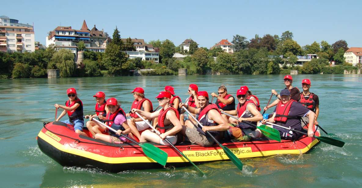 Freiburg and Basel: Rafting Tour on the River Rhine - Safety and Precautions