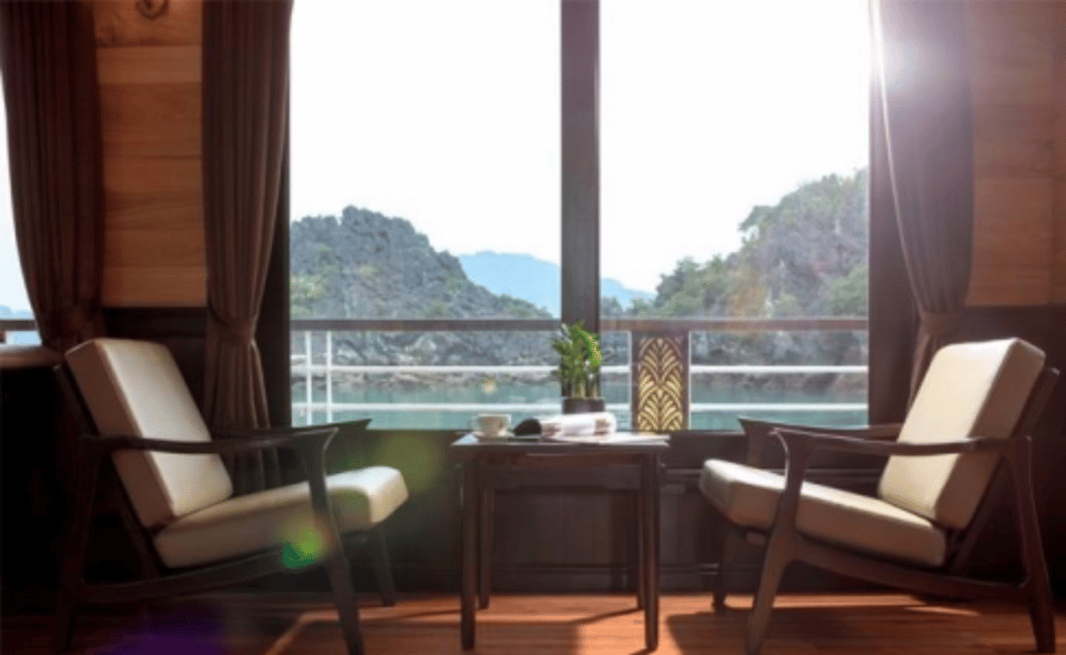 From Catba: Lan Ha Bay - Serenity Premium Cruise With Lunch - Dining and Meals