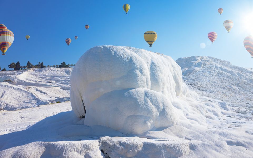 From Cesme: Pamukkale Tour With Hot Air Balloon Ride - Booking and Availability