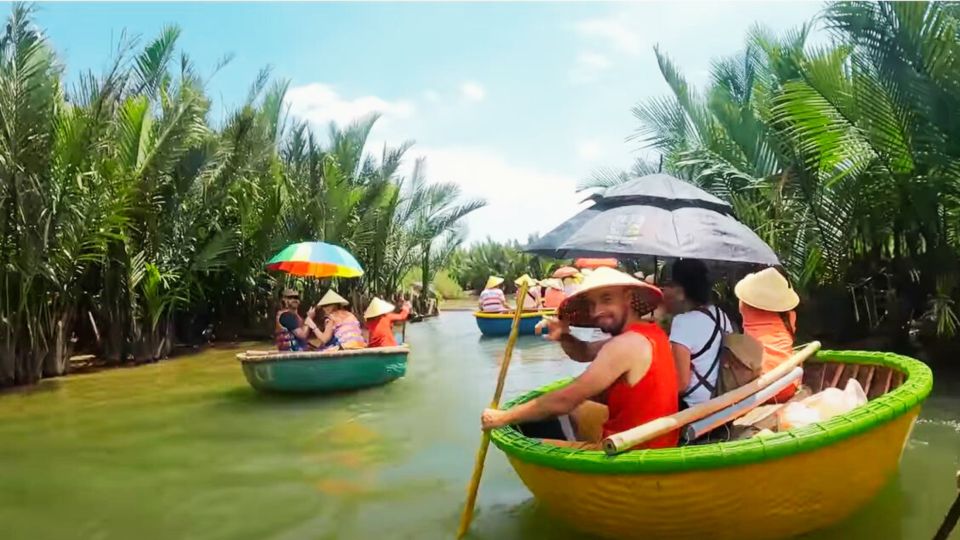 From Hue: To Go Cam Thanh Coconut Forest Basket Boat - Basket Boat Ride