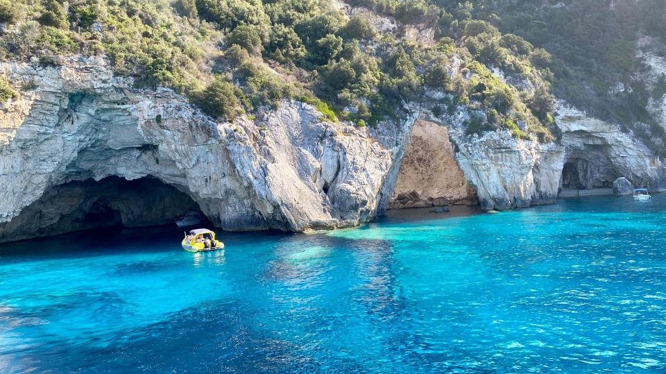 From Lefkimmi: Paxos, Antipaxos & Blue Caves Speedboat Tour - Included Features