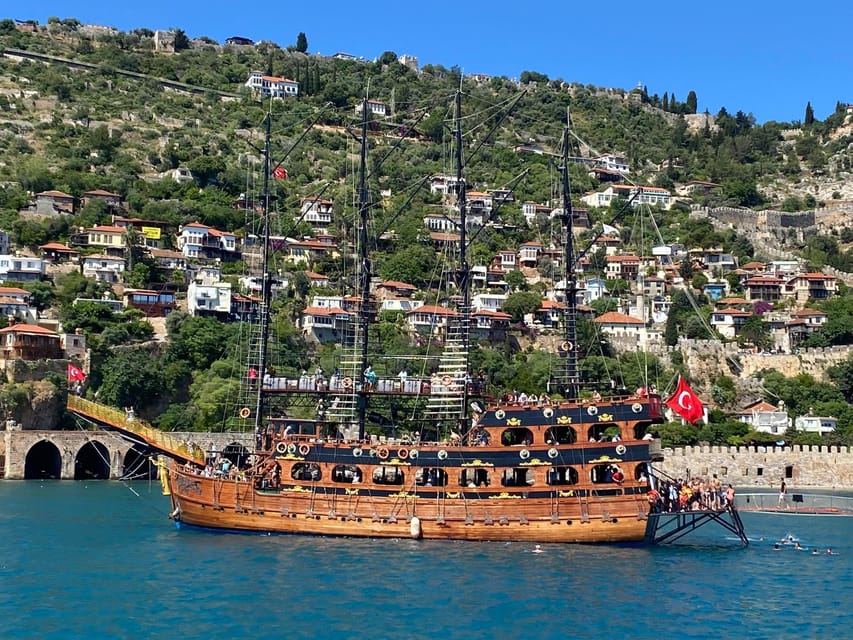 From Side: Pirate Boat Tour to Alanya With Lunch - Booking Information