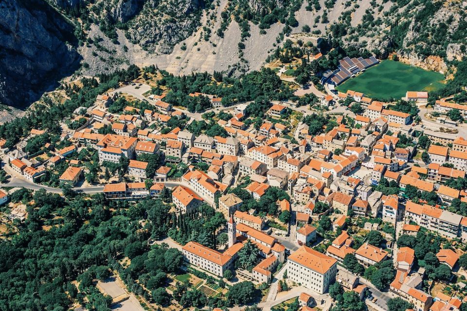 From Sinj: Flight Over Imotski, Trilj, Omiš, and Split - Scenic Wonders Experienced