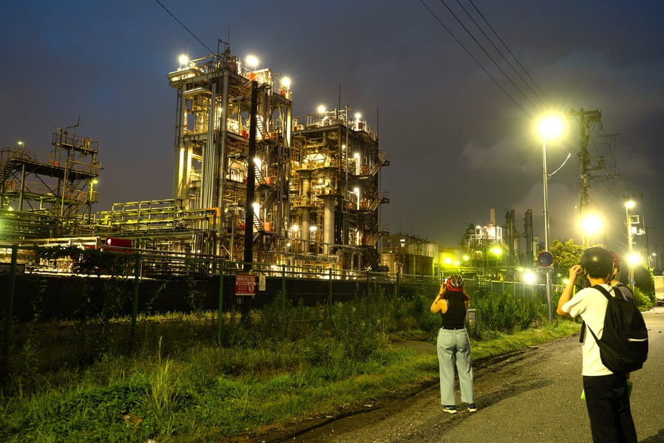 From Tokyo: Keihin Industrial Zone Night Tour by E-Bike - Safety and Insurance Information