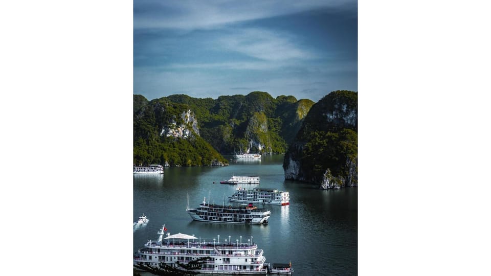 FullDay In Ha Long Bay, Luon Cave And Titop Island - Sung Sot Cave Exploration