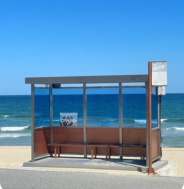 Gangneung:BTS Bus Stop, Running Man, Goblin, BTS Winter Hill - BTS Bus Stop and Winter Hill