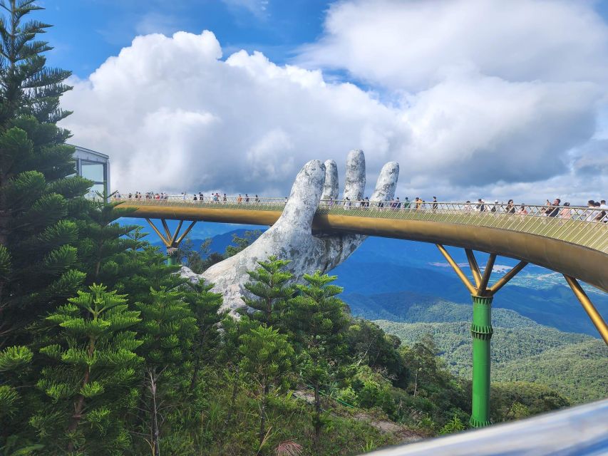 Golden Bridge Sightseeing and Marble Mountain Private Tour - Exploring Marble Mountain