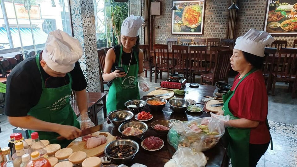 Hanoi Cooking Class With Local Market and Traditional Dishes - Pickup and Drop-off