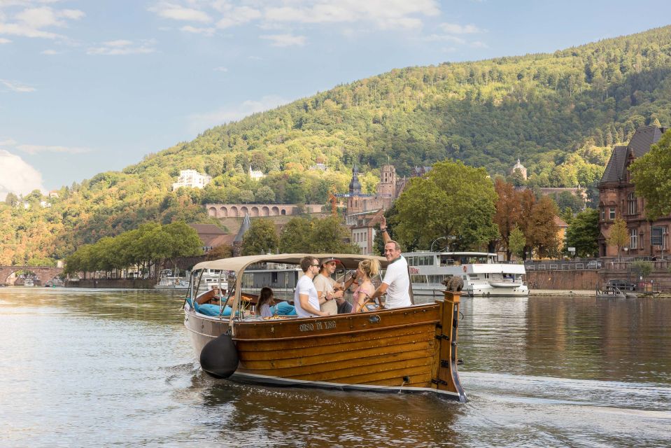 Heidelberg: Private Neckar River Historic Boat Tour - Booking and Cancellation