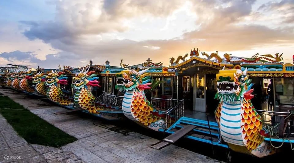 Hue Dragon Boat Tour: Explore Thien Mu Pagoda & Royal Tombs - Duration and Pickup Logistics