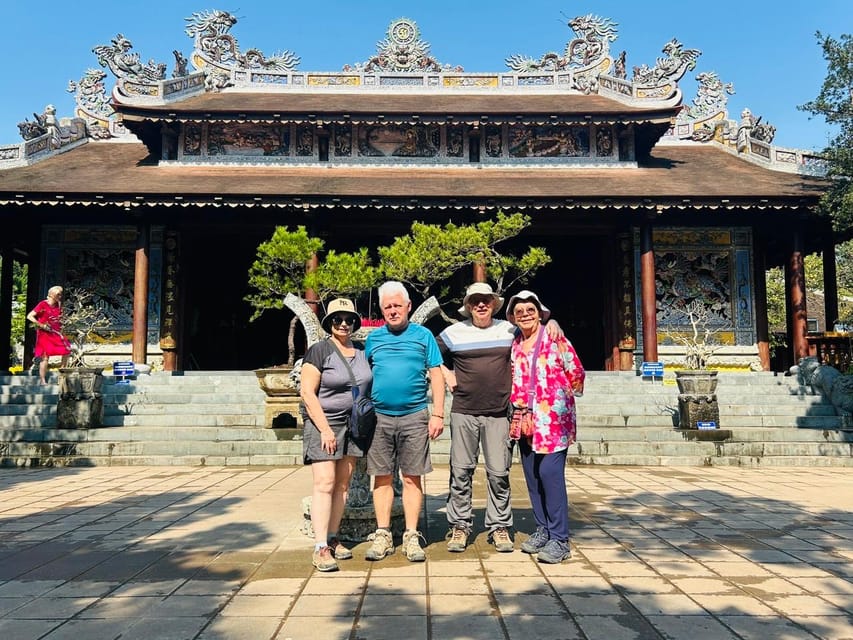 Hue: Visit Pagoda, Royal Tombs By Private Car & Dragon Boat - Booking Information