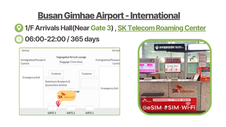 Incheon Airport: Korea SIM With SKT 4G Unlimited Data - Availability and Reservation