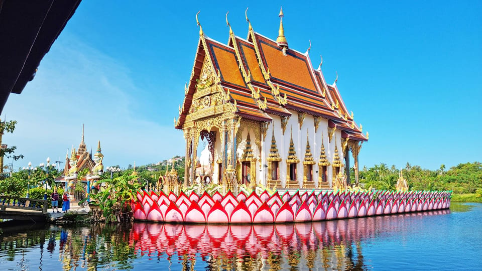 ISLAND TOUR ECO AROUND KOH SAMUI HALF DAY RARE SIGHTSEEING - Wat Plai Laem: Largest Buddhist Temple