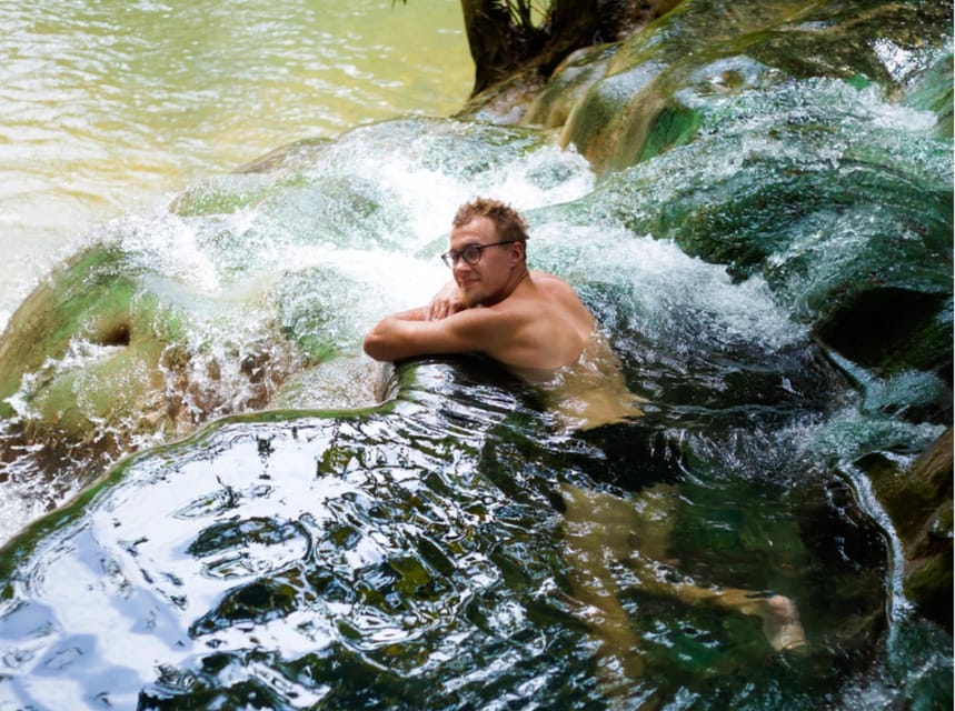 Ko Lanta: Private Tiger Cave, Hot Spring & Emerald Pool Tour - Climbing Tiger Cave Temple