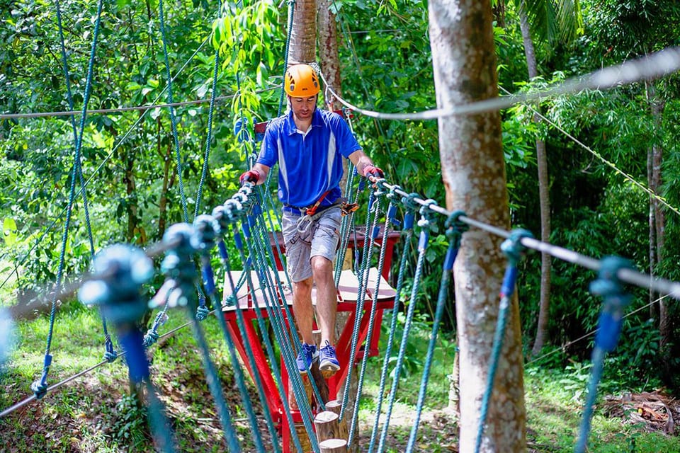 Krabi: Ultimate Zipline Games Challenge - Thrilling Ziplining in Krabi