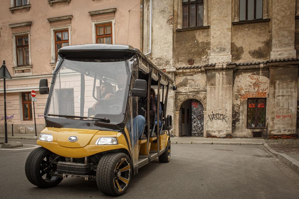 Krakows Kazimierz by Golf Cart & Schindlers Factory Tour - Important Tour Information